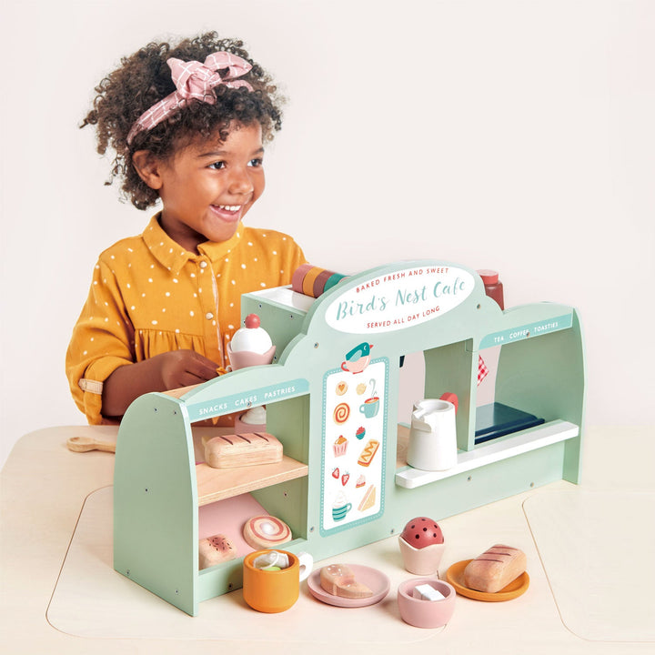 Tender Leaf - Wooden Mini Chef Bird’s Nest Café - Bella Luna Toys