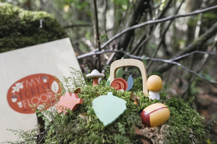 Tender Leaf Toys- My Forest Floor Wooden Play Set- Bella Luna Toys