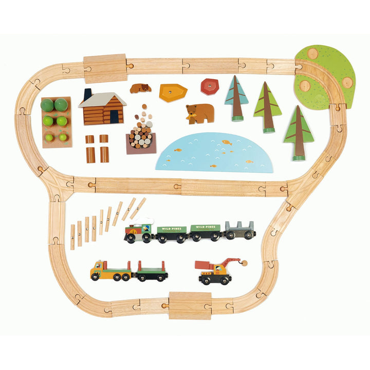 Tender Leaf - Wild Pines Train Set - Bella Luna Toys