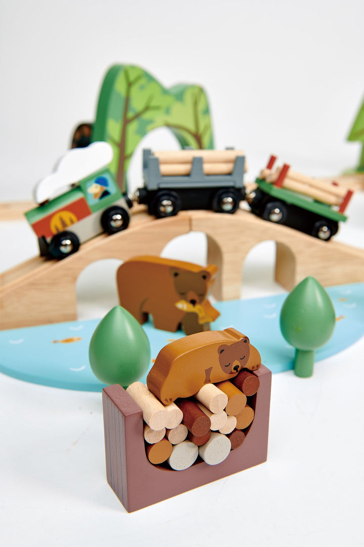 Tender Leaf - Wild Pines Train Set - Bella Luna Toys