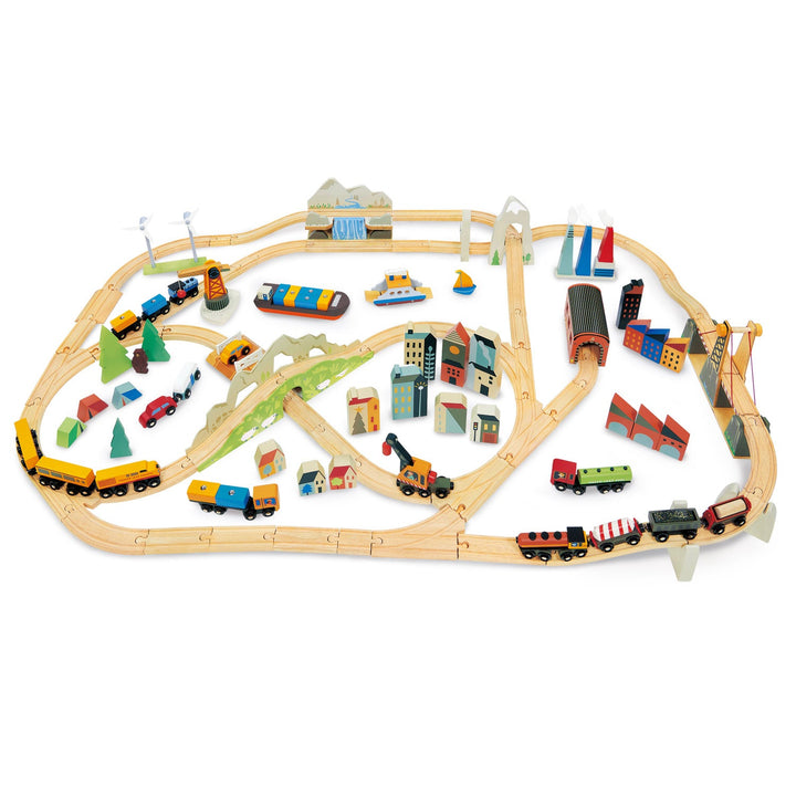 Tender Leaf - Mountain View Train set - Bella Luna Toys