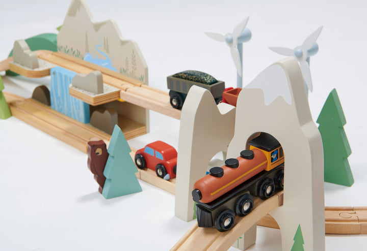 Tender Leaf - Mountain View Train set - Bella Luna Toys