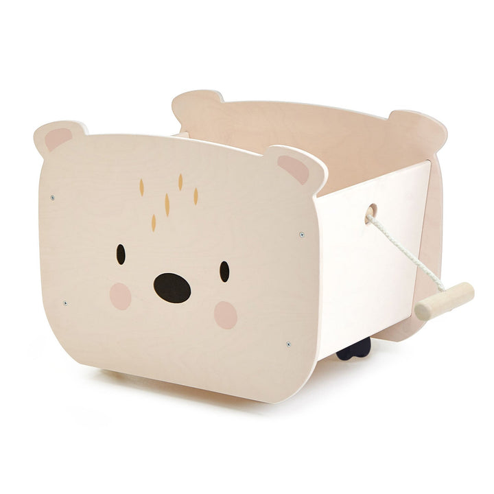 Tender Leaf - Pull Along Bear Cart - Bella Luna Toys