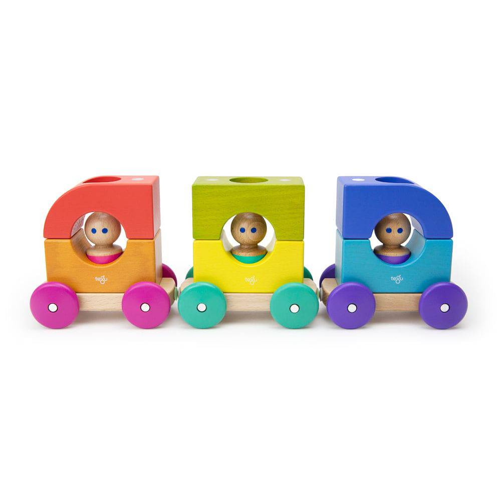 Tegu Wooden Magnetic Tram - Tegu - Bella Luna Toys