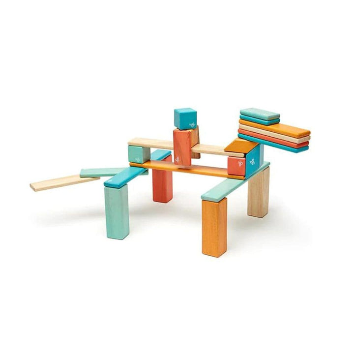 Tegu - 24 pc magnetic wooden blocks - Sunset