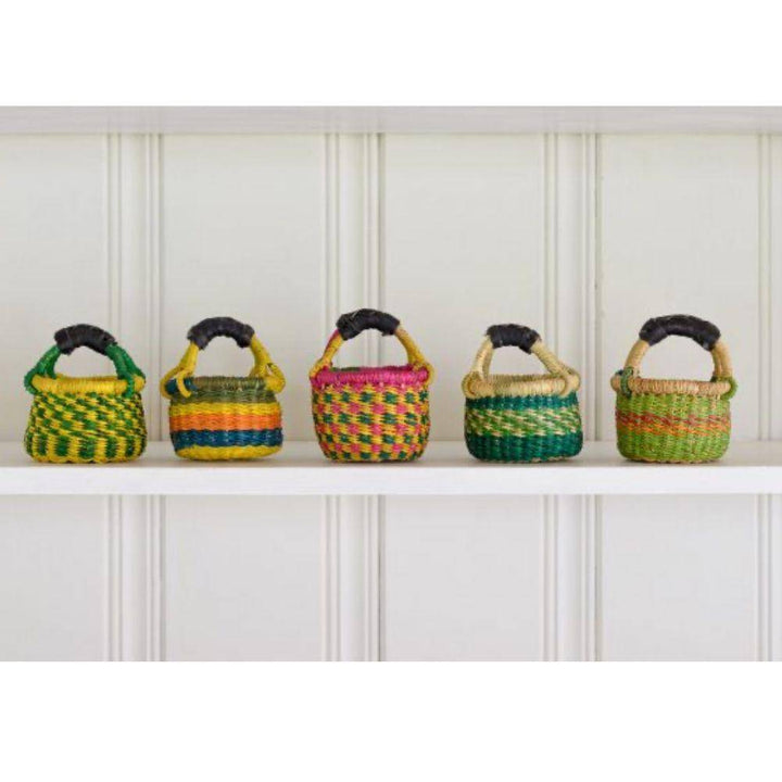 Mini Bolga Baskets - Assorted - Bella Luna Toys