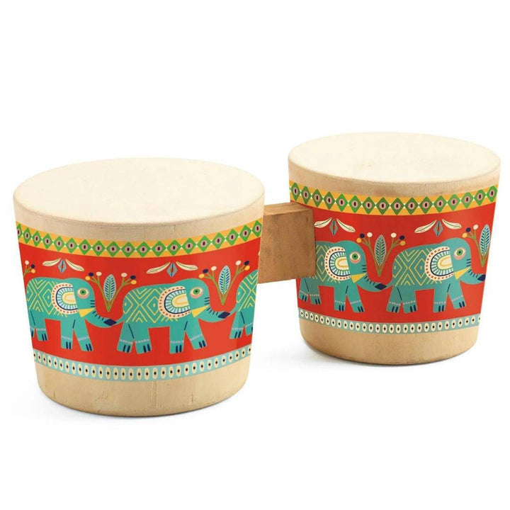 Djeco - Animambo Bongo Drums Musical Instrument - Bella Luna Toys