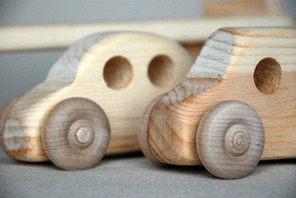 Wooden Toy Truck, Car Carrier Toy