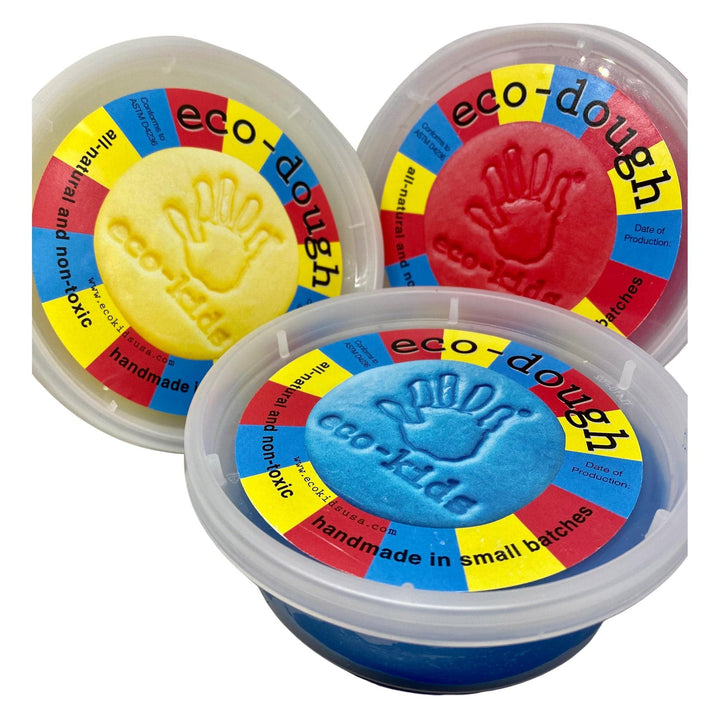 Eco-Kids - eco-dough - Natural Play Dough - 3 Pack - Bella Luna Toys