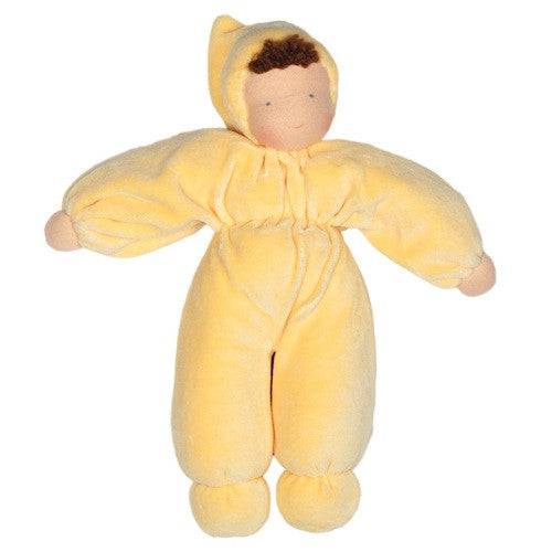 Waldorf Baby Doll - Yellow, Fair Skin