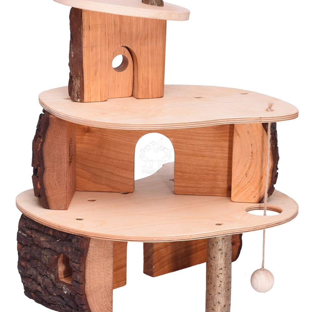 Small Tree House - Wooden Fairy House - Bella Luna Toys