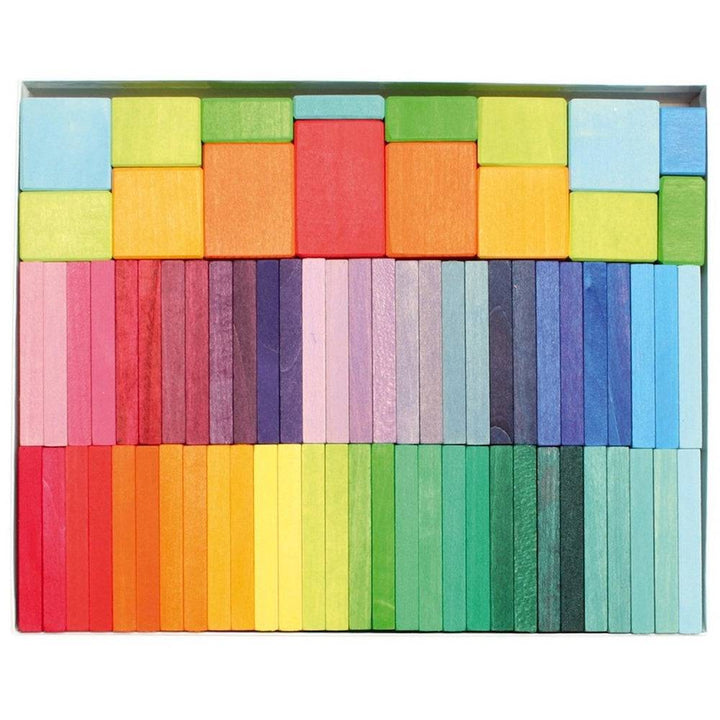 Grimms Color Chart Rally - Wooden Blocks Set | Bella Luna Toys