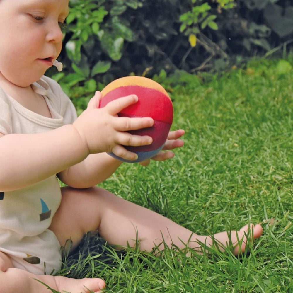 Grimm's Soft Rainbow Ball - Baby, Toddler Toy