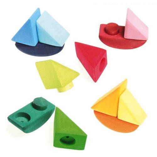 Grimms Wooden Saiboats - Blocks