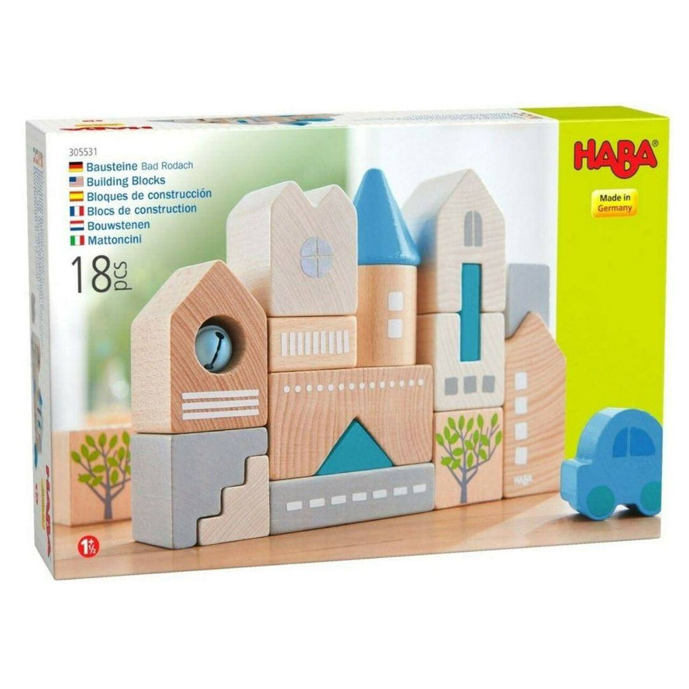 Haba Bad Rodach Skyline Wooden Building Block Set - Wooden Blocks -Bella Luna Toys