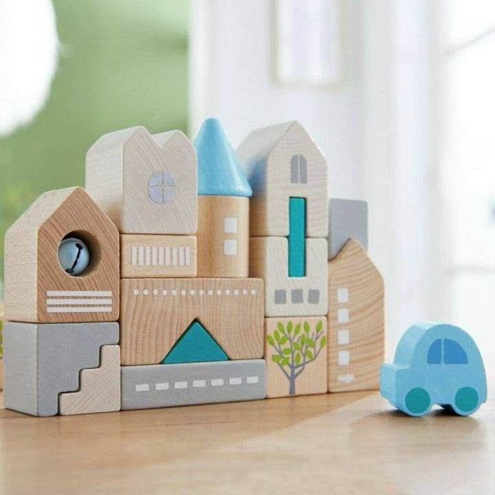 Haba Bad Rodach Skyline Wooden Building Block Set - Wooden Blocks -Bella Luna Toys