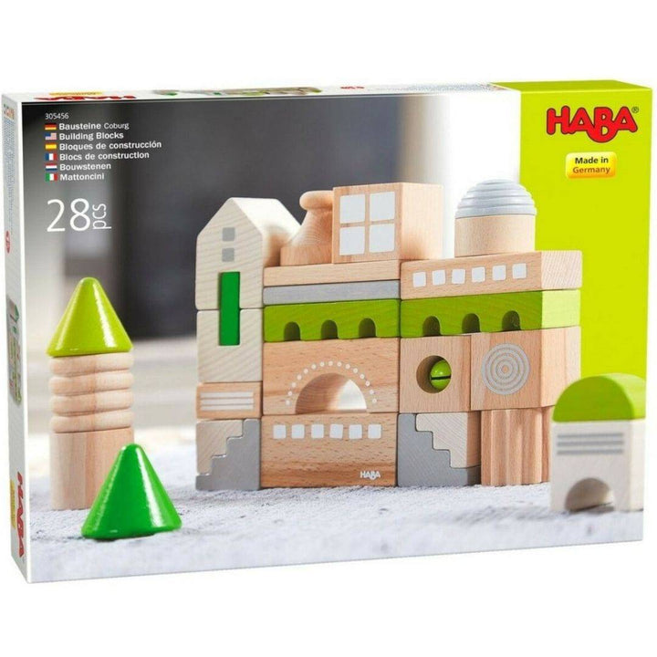 Haba Coburg Wooden Building Blocks - Wooden Blocks - Oompa Toys