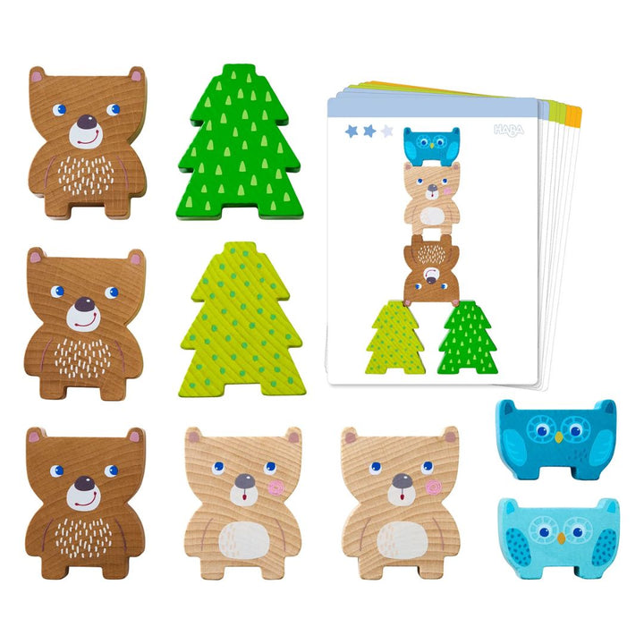 HABA Forest Friends Stacking Toy- Wooden Toys- Bella Luna Toys 