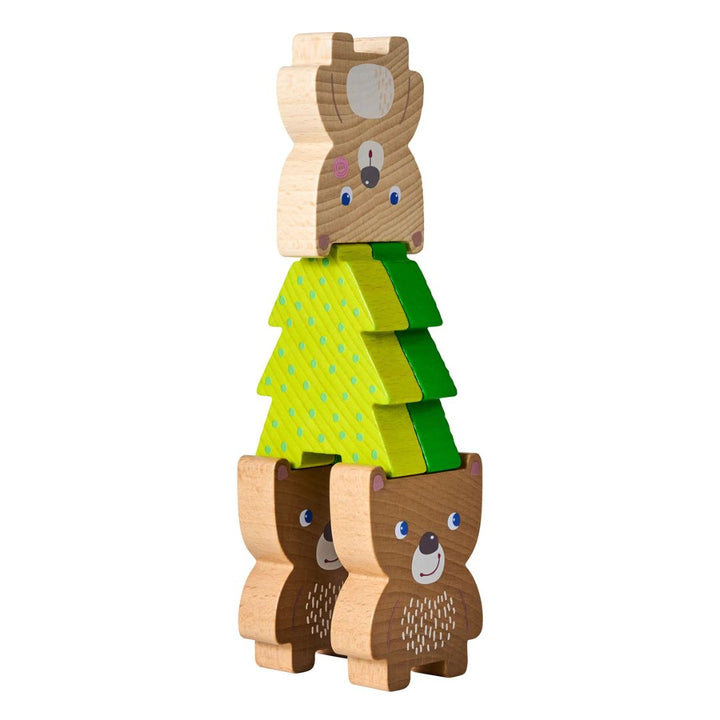 HABA Forest Friends Stacking Toy- Wooden Toys- Bella Luna Toys 