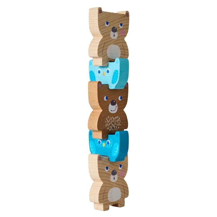 HABA Forest Friends Stacking Toy- Wooden Toys- Bella Luna Toys 