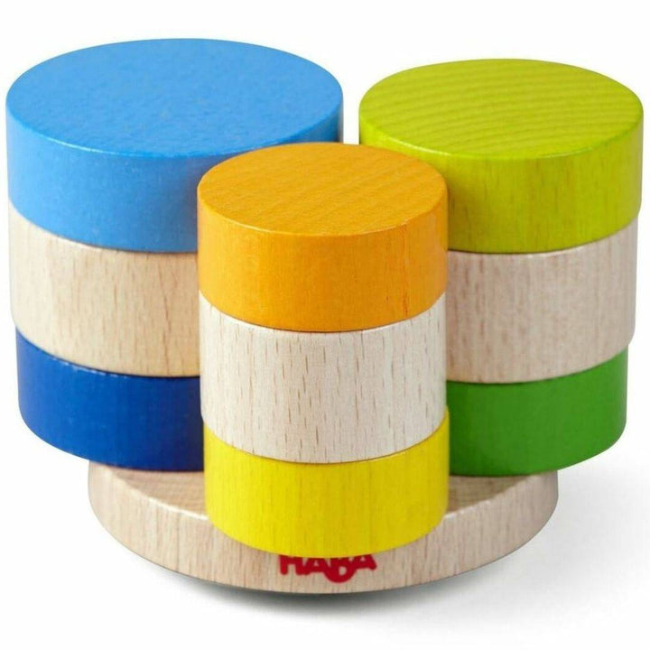 Haba Wooden Wobbly Tower Stacking Blocks Game - Dexterity Games - Oompa Toys