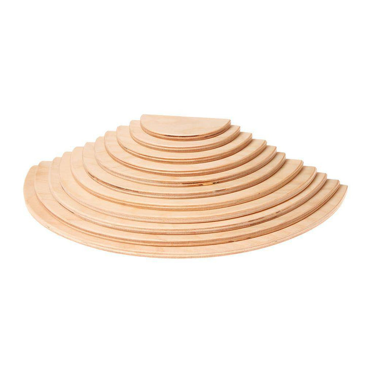 Grimm's Spiel & Holz - Wooden Semicircle Building Set - Bella Luna Toys