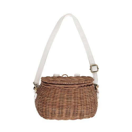 Olli Ella Minichari Cross-Body Rattan Basket Bag - Baskets - Oompa Toys