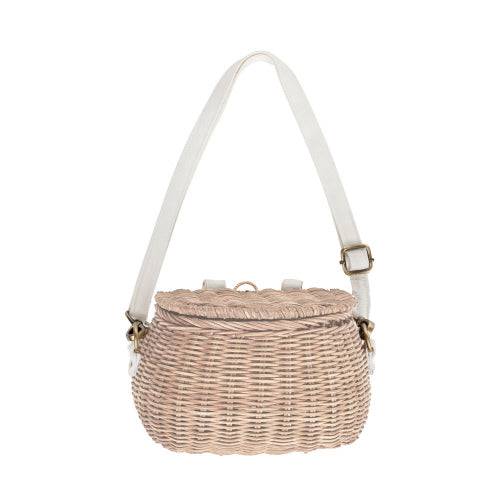 Olli Ella Minichari Cross-Body Rattan Basket Bag - Baskets - Oompa Toys