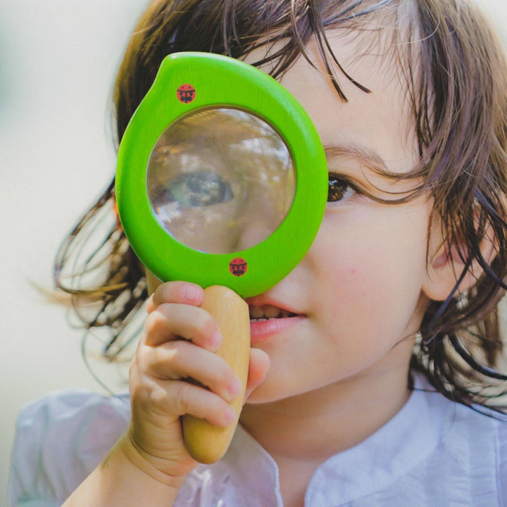 Plan Toys - Wooden Leaf Magnifying Glass - Bella Luna Toys