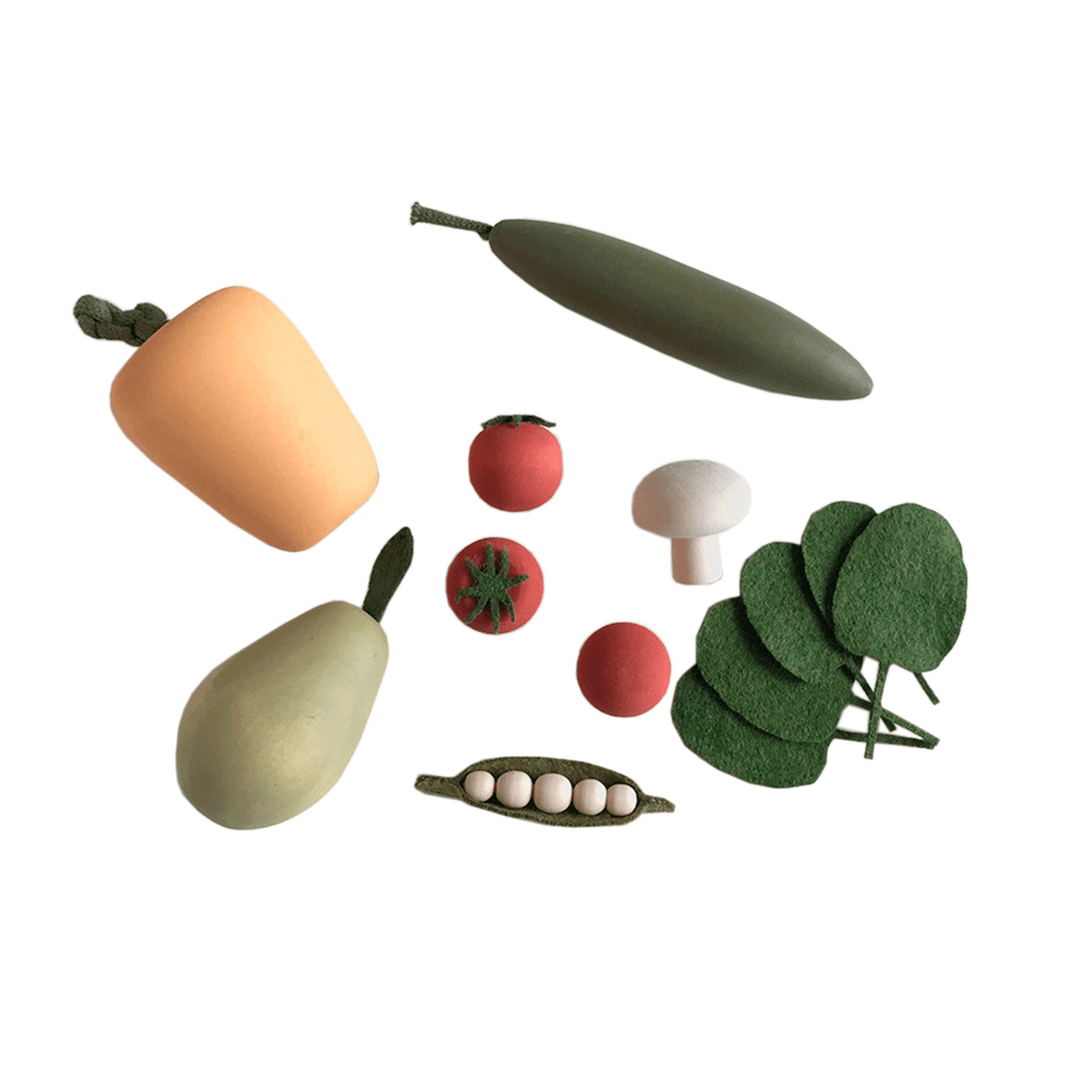 Sabo - Wooden Vegetable Set - Bella Luna Toys