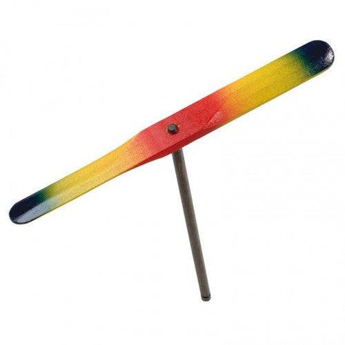 Rainbow Skytop, Whirlygig, Wooden Propeller Toy