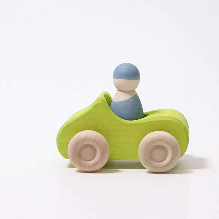 Wooden Green Convertible - Side - Grimm's Spiel & Holz - Bella Luna Toys