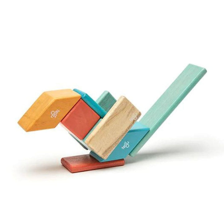 Tegu - 14 pc magnetic wooden blocks - Sunset