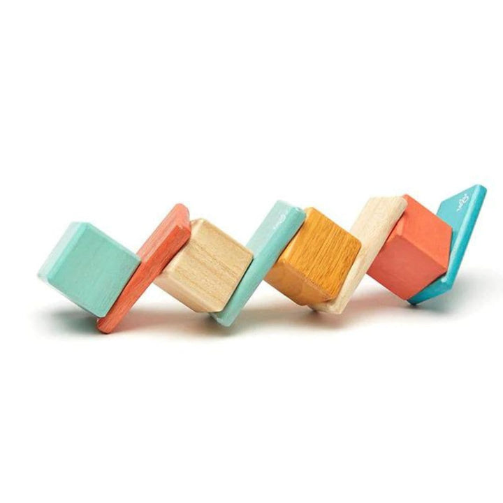 Tegu - Sunset pocket pouch magnetic wooden blocks travel toy