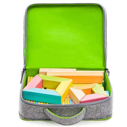 Travel Felt Travel Tote with Blocks