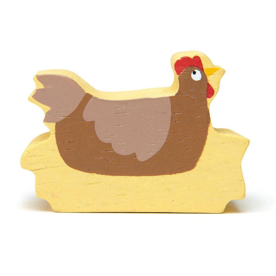 Tender Leaf Toys Wooden Chicken - Action & Toy Figures - Bella Luna Toys