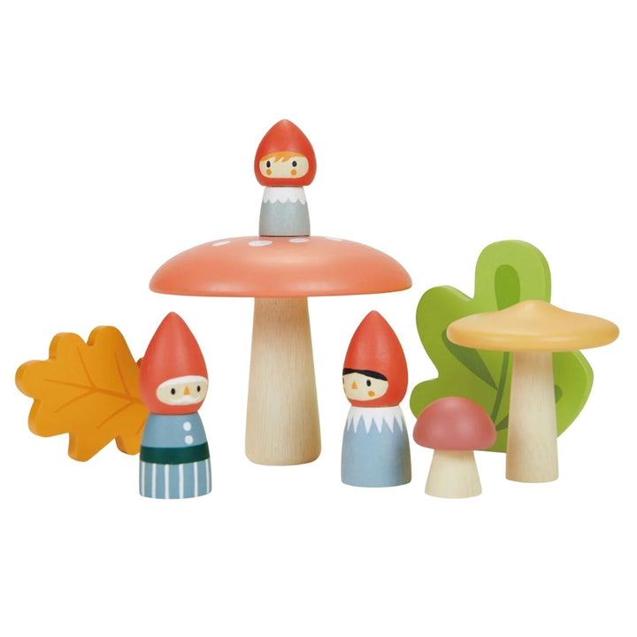 Tender Leaf Toys Woodland Gnome Family- Wooden Toys- Bella Luna Toys