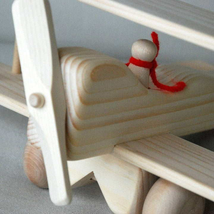 Wooden Toy Airplane